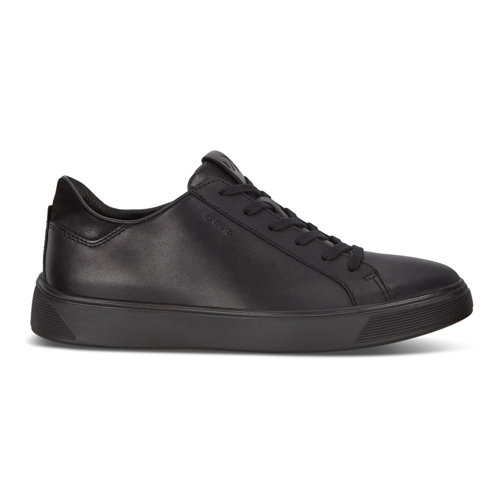 ECCO Mens Sneakers Black - Street Trays - HGP-946081